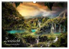Zwielicht - Fantasylandschaften (Wandkalender 2025 DIN A3 quer), CALVENDO Monatskalender