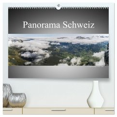 Panorama Schweiz (hochwertiger Premium Wandkalender 2025 DIN A2 quer), Kunstdruck in Hochglanz