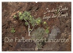 Die Farben von Lanzarote - In der Ruhe liegt die Kraft (Wandkalender 2025 DIN A2 quer), CALVENDO Monatskalender - Calvendo;Warkentin, Karl H.