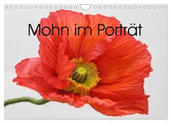 Mohn im Porträt (Wandkalender 2025 DIN A4 quer), CALVENDO Monatskalender