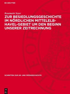 Cover Zur Besiedlungsgeschichte ¿m nördlichen Mittelelb-Havel-Gebiet um den Beginn unserer Zeitrechnung