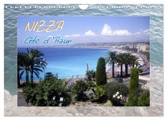 Nizza, Côte d'Azur (Wandkalender 2025 DIN A4 quer), CALVENDO Monatskalender - Calvendo;Lavende, Elinor