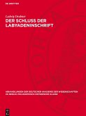 Der Schluß der Labyadeninschrift