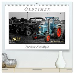 Oldtimer - Trecker Nostalgie (hochwertiger Premium Wandkalender 2025 DIN A2 quer), Kunstdruck in Hochglanz