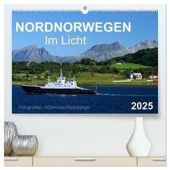 Nordnorwegen im Licht (hochwertiger Premium Wandkalender 2025 DIN A2 quer), Kunstdruck in Hochglanz