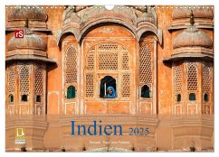 Indien 2025 Tempel, Tiger und Paläste (Wandkalender 2025 DIN A3 quer), CALVENDO Monatskalender