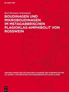 Boudinagen und Mikroboudinagen im metagabbrischen Plagioklas-Amphibolit von Rosswein - Scheumann, Karl Hermann