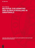Beiträge zur Kenntnis der Globalstrahlung in Greifswald
