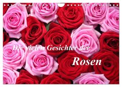 Die vielen Gesichter der Rosen (Wandkalender 2025 DIN A4 quer), CALVENDO Monatskalender