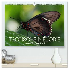 Tropische Melodie - Schmetterlinge Vol.2 (hochwertiger Premium Wandkalender 2025 DIN A2 quer), Kunstdruck in Hochglanz - Calvendo;Photon (Veronika Verenin), Vronja