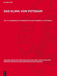 Das Klima von Potsdam, Teil 3, Schneedecke, Schneedichte und Schneefall in Potsdam