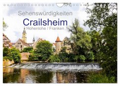 Sehenswürdigkeiten Crailsheim Hohenlohe / Franken (Wandkalender 2025 DIN A4 quer), CALVENDO Monatskalender