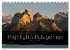 Patagonien 2025 Highlights von Manuela Seiler (Wandkalender 2025 DIN A3 quer), CALVENDO Monatskalender