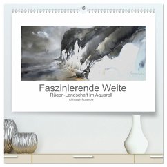Faszinierende Weite. Rügen-Landschaft im Aquarell (hochwertiger Premium Wandkalender 2025 DIN A2 quer), Kunstdruck in Hochglanz