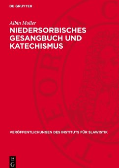 Cover Niedersorbisches Gesangbuch und Katechismus
