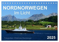 Nordnorwegen im Licht (Tischkalender 2025 DIN A5 quer), CALVENDO Monatskalender