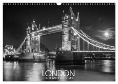 London Stadt an der Themse (Wandkalender 2025 DIN A3 quer), CALVENDO Monatskalender