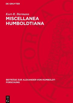 Cover Miscellanea Humboldtiana
