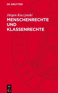 Cover Menschenrechte und Klassenrechte
