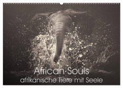 African Souls - afrikanische Tiere mit Seele (Wandkalender 2025 DIN A2 quer), CALVENDO Monatskalender