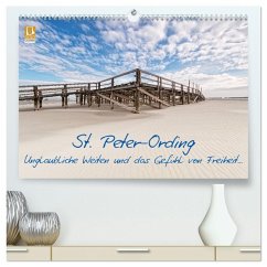 St. Peter-Ording (hochwertiger Premium Wandkalender 2025 DIN A2 quer), Kunstdruck in Hochglanz