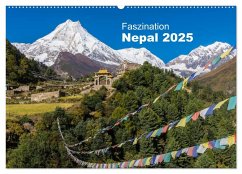 Faszination Nepal (Wandkalender 2025 DIN A2 quer), CALVENDO Monatskalender
