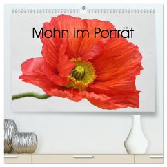Mohn im Porträt (hochwertiger Premium Wandkalender 2025 DIN A2 quer), Kunstdruck in Hochglanz - Calvendo;Kruse, Gisela