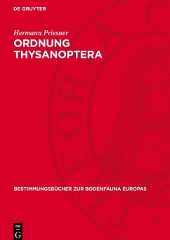 Cover Ordnung Thysanoptera