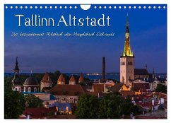 Tallinn Altstadt (Wandkalender 2025 DIN A4 quer), CALVENDO Monatskalender - Calvendo;Wenk, Marcel