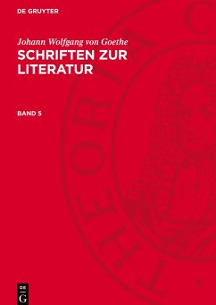 Cover Schriften zur Literatur, Band 5, Überlieferung, Varianten und Paralipomena zu Band 2