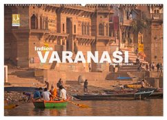 Indien - Varanasi (Wandkalender 2025 DIN A2 quer), CALVENDO Monatskalender