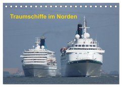 Traumschiffe im Norden (Tischkalender 2025 DIN A5 quer), CALVENDO Monatskalender