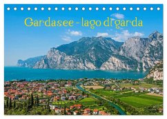 Gardasee - lago di Garda by Sascha Ferrari (Tischkalender 2025 DIN A5 quer), CALVENDO Monatskalender