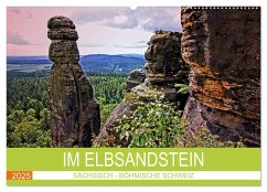 Im Elbsandstein - Sächsisch-böhmische Schweiz (Wandkalender 2025 DIN A2 quer), CALVENDO Monatskalender - Calvendo;Felix, Holger