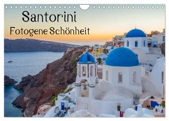 Santorini - Fotogene Schönheit (Wandkalender 2025 DIN A4 quer), CALVENDO Monatskalender - Calvendo;Klinder, Thomas