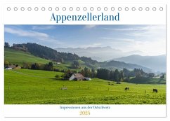 Appenzellerland (Tischkalender 2025 DIN A5 quer), CALVENDO Monatskalender