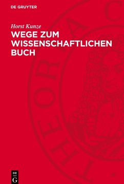 Cover Wege zum wissenschaftlichen Buch
