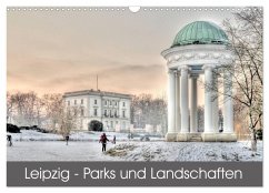 Leipzig - Parks und Landschaften (Wandkalender 2025 DIN A3 quer), CALVENDO Monatskalender