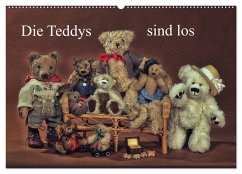 Die Teddys sind los (Wandkalender 2025 DIN A2 quer), CALVENDO Monatskalender - Calvendo;Eckerlin, Claus