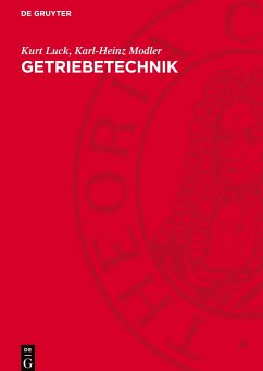 Getriebetechnik - Luck, Kurt;Modler, Karl-Heinz