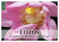 Lotos - Symbol für Reinheit und Kraft (Wandkalender 2025 DIN A3 quer), CALVENDO Monatskalender