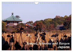 Tempel, Schreine und Burgen Japans (Wandkalender 2025 DIN A4 quer), CALVENDO Monatskalender