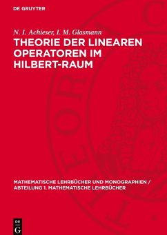 Cover Theorie der linearen Operatoren im Hilbert-Raum
