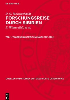 Cover Forschungsreise durch Sibirien, Teil 1, Tagebuchaufzeichnungen 1721-1722