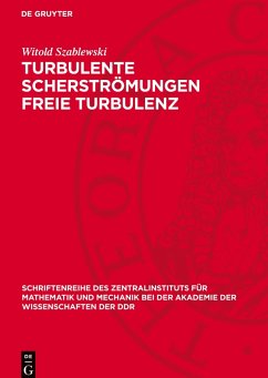 Turbulente Scherströmungen freie Turbulenz Cover Turbulente Scherströmungen freie Turbulenz