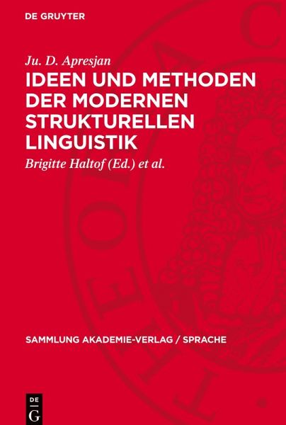 Ideen und Methoden der modernen strukturellen Linguistik