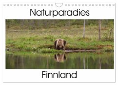 Naturparadies Finnland (Wandkalender 2025 DIN A4 quer), CALVENDO Monatskalender