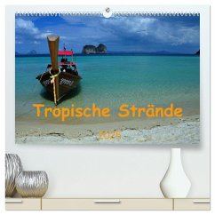 Tropische Strände (hochwertiger Premium Wandkalender 2025 DIN A2 quer), Kunstdruck in Hochglanz - Calvendo;Lindner, Ulrike