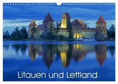 Litauen und Lettland (Wandkalender 2025 DIN A3 quer), CALVENDO Monatskalender