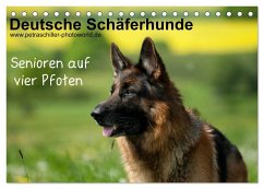 Deutsche Schäferhunde - Senioren auf vier Pfoten (Tischkalender 2025 DIN A5 quer), CALVENDO Monatskalender